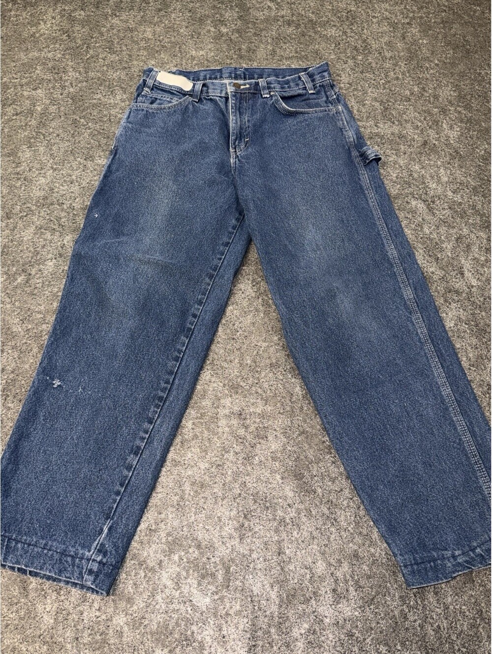 WearGuard Aramark Carpenter Jeans Mens 32x30 Blue Utility Work Pants